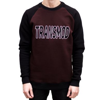 Світшот Transmod Logo Brown Black