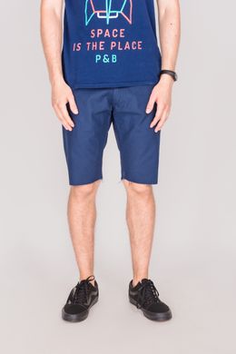 Світло-сині джинсові завужені шорти Outfits в стилі чінос